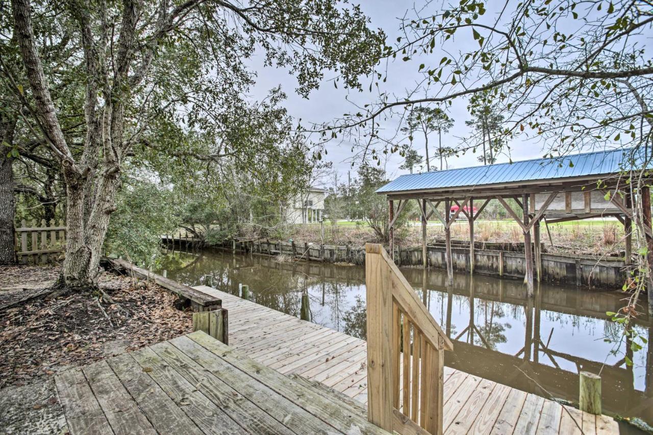 Waterfront Bay St Louis Beach House With Deck! Bay St. Louis Exteriér fotografie