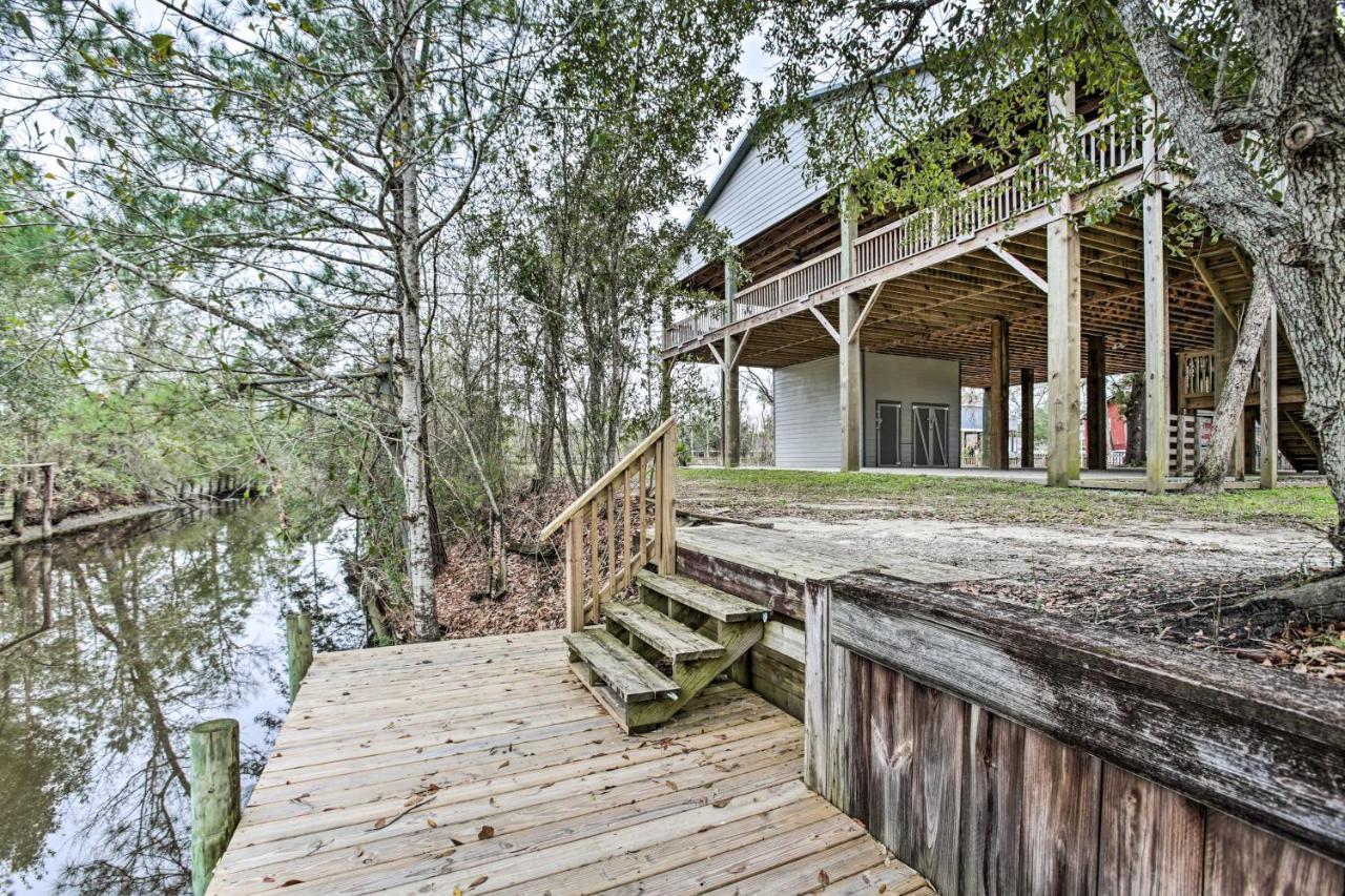 Waterfront Bay St Louis Beach House With Deck! Bay St. Louis Exteriér fotografie